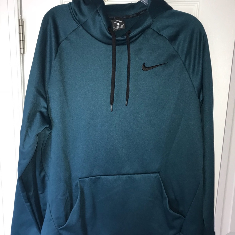 Nike Dri-Fit Size Large Hoodie Dark Teal